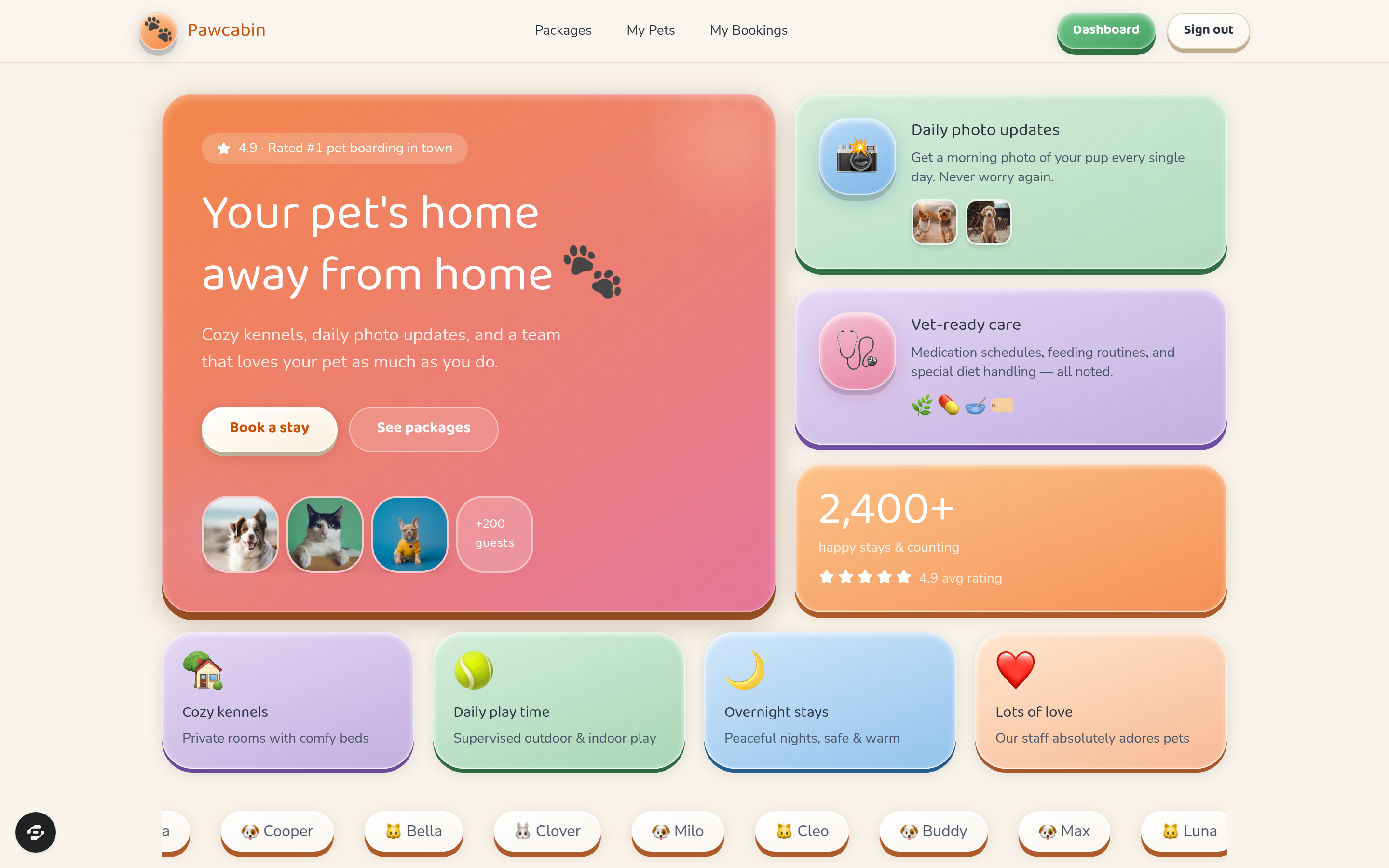 Pawcabin preview