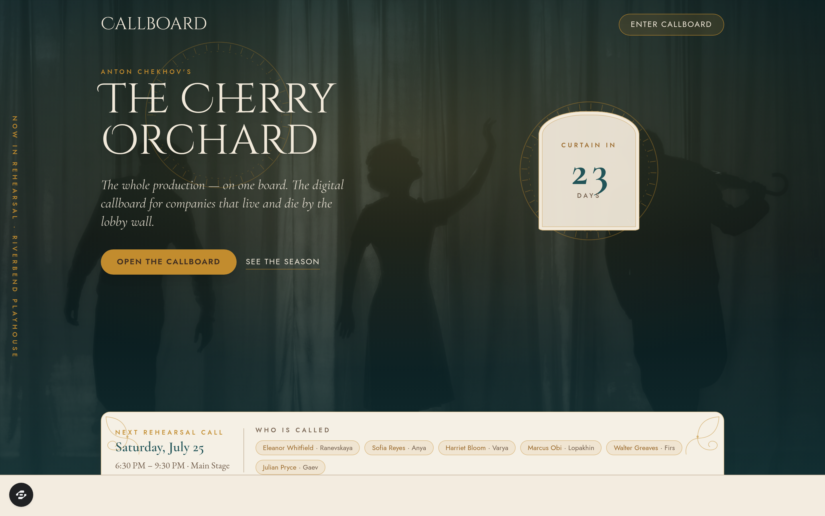 Callboard preview
