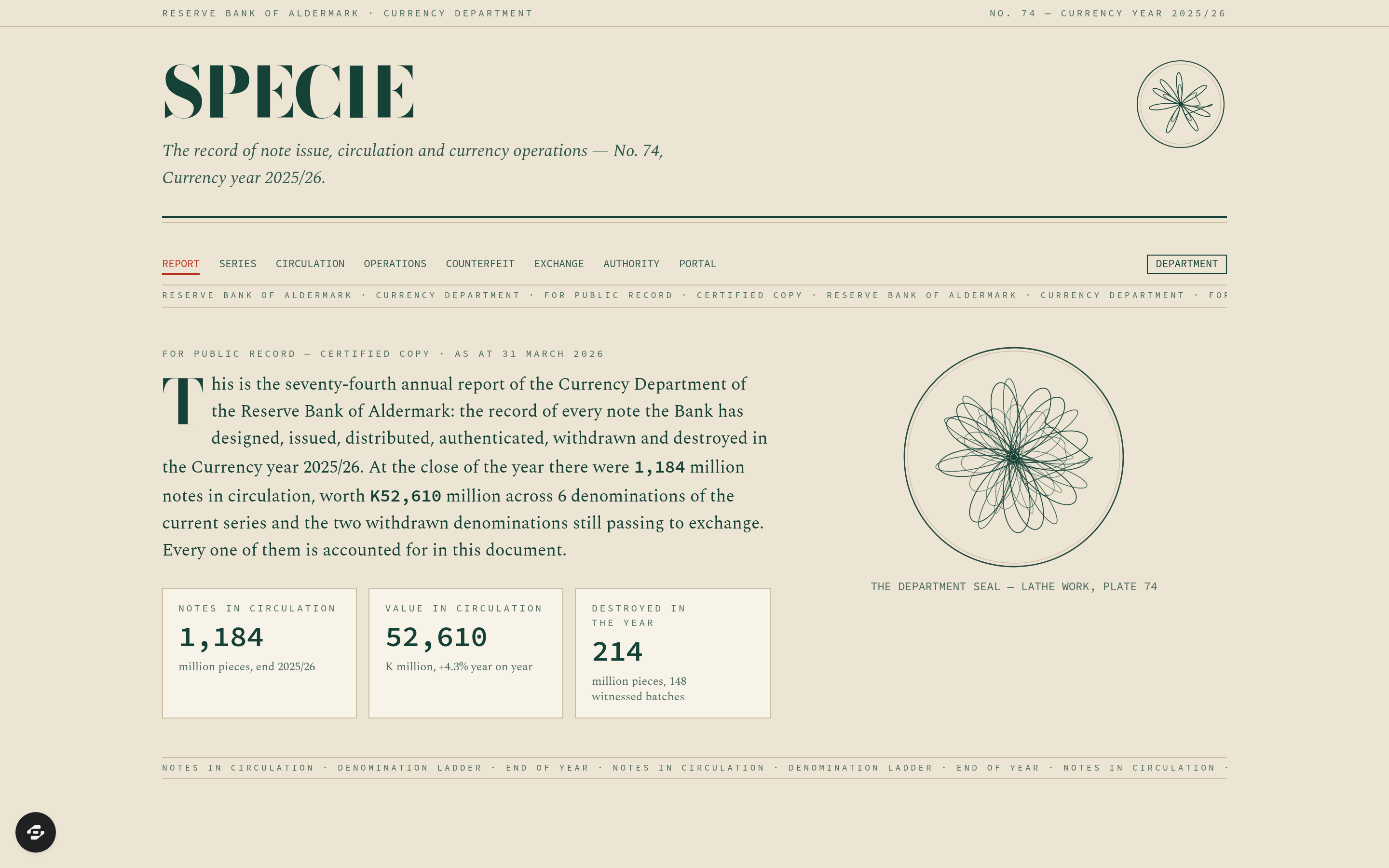 Specie preview