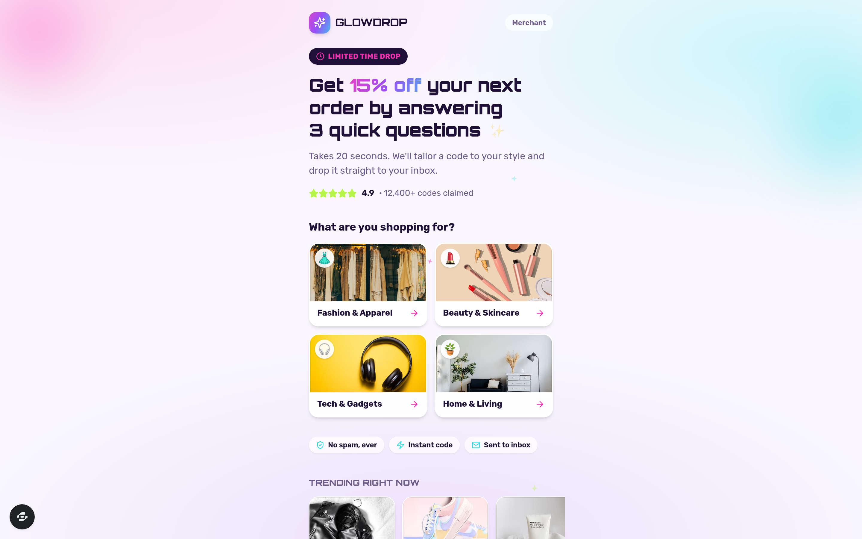 Coupon Claim Funnel preview