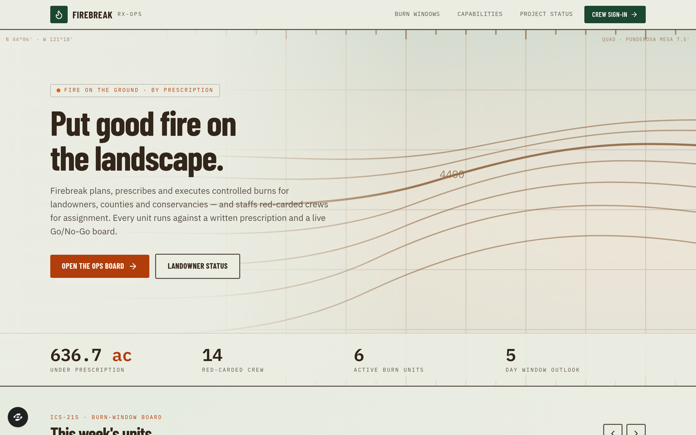 Firebreak preview