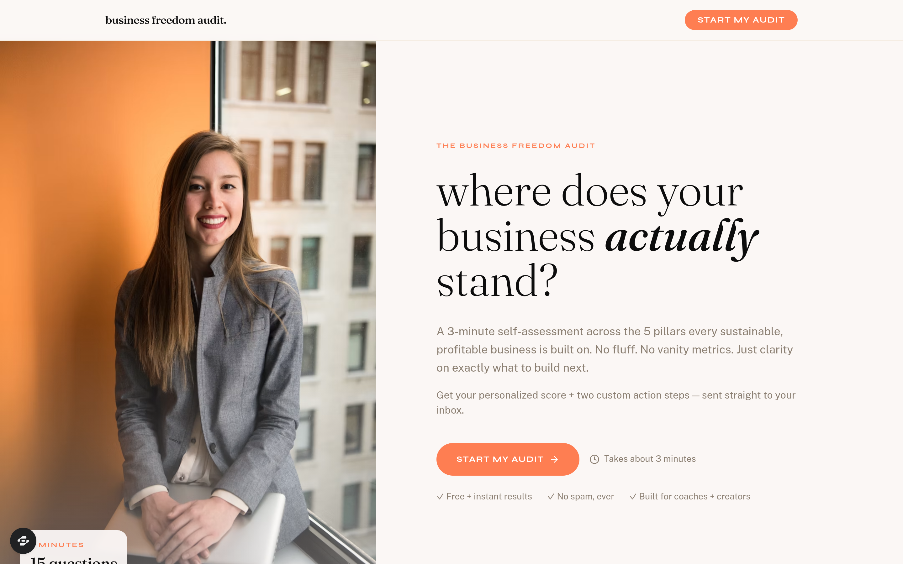 Bossbabe: Business Freedom Audit