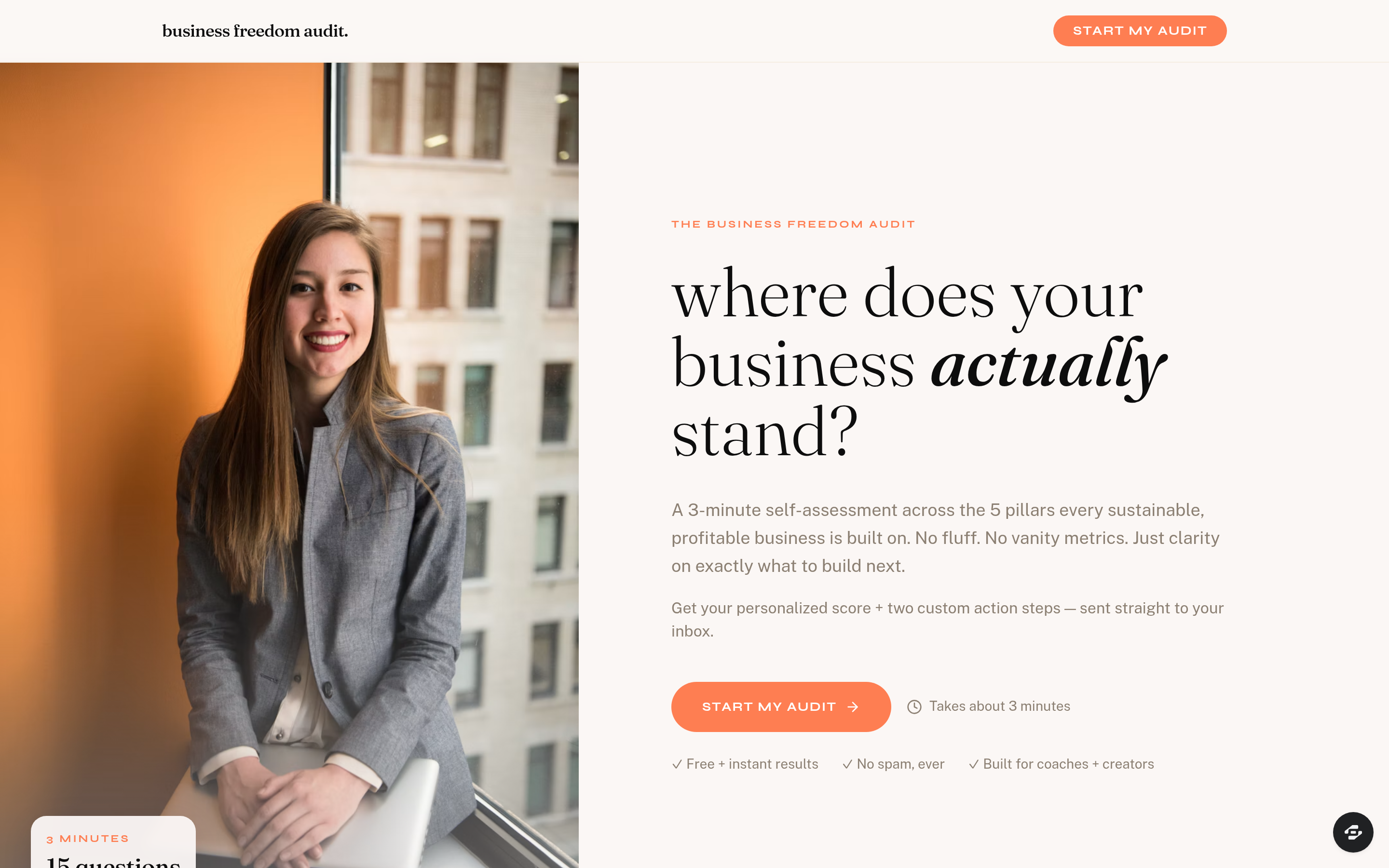 Bossbabe: Business Freedom Audit