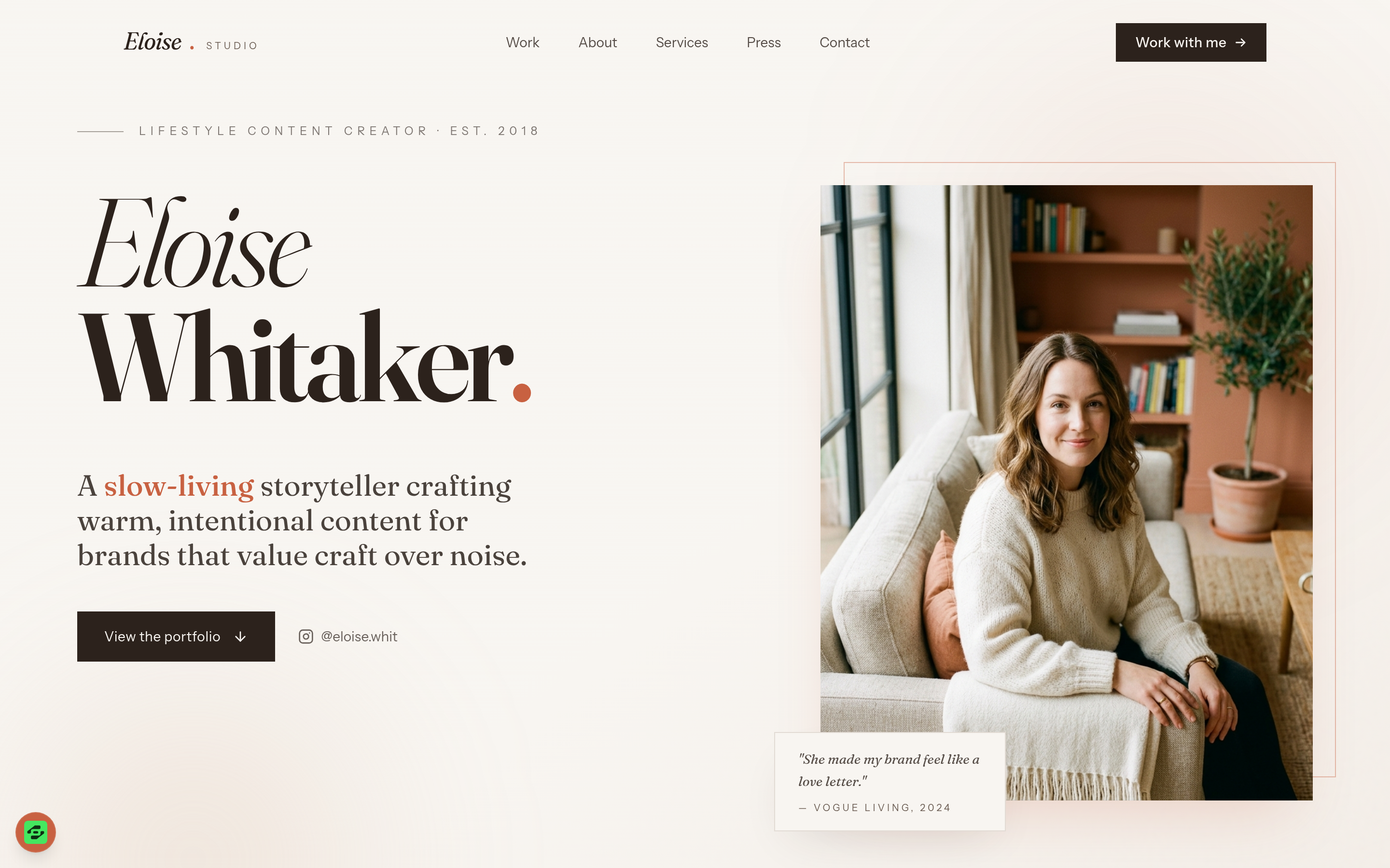 Eloise Whitaker Studio preview