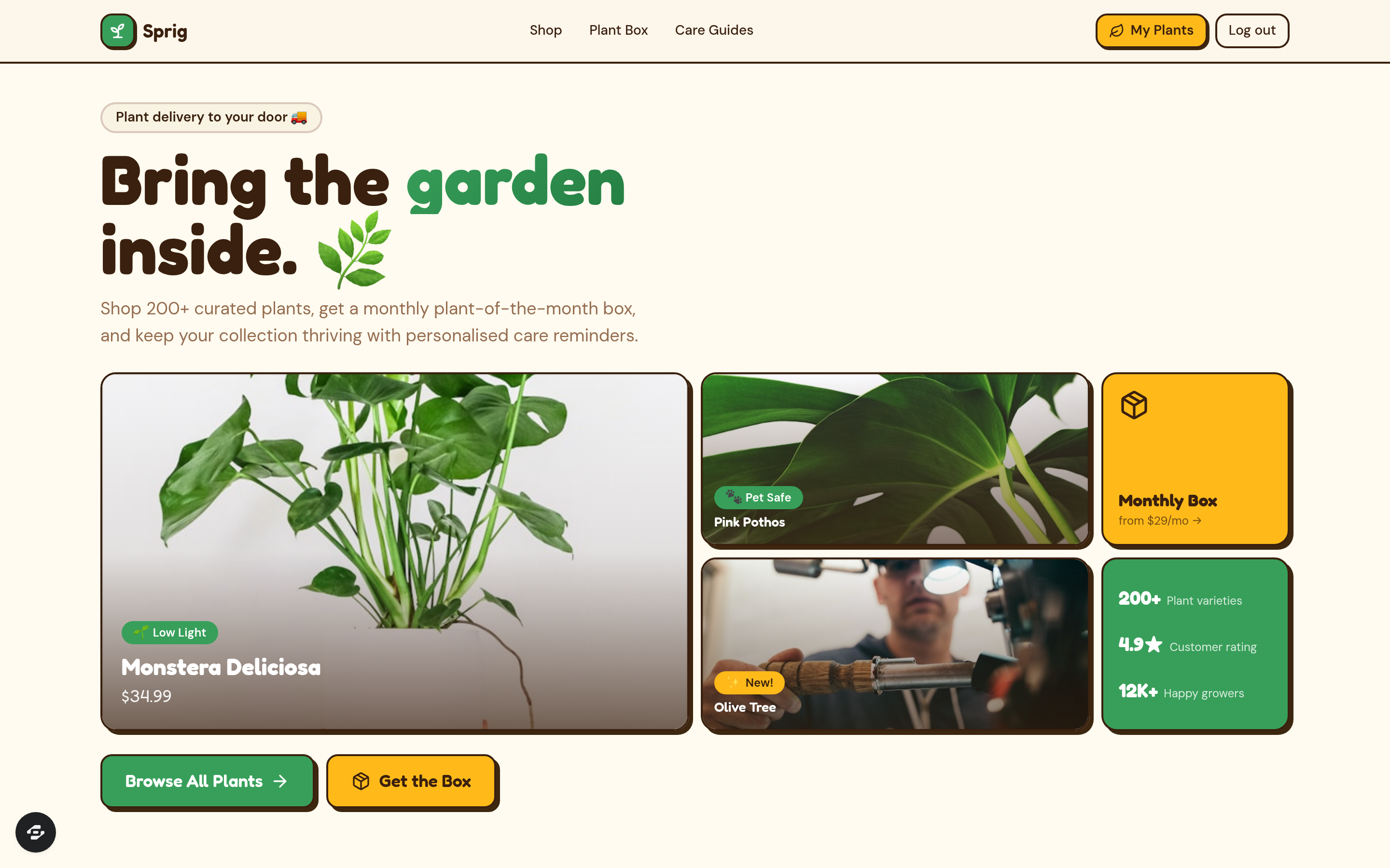 Sprig preview