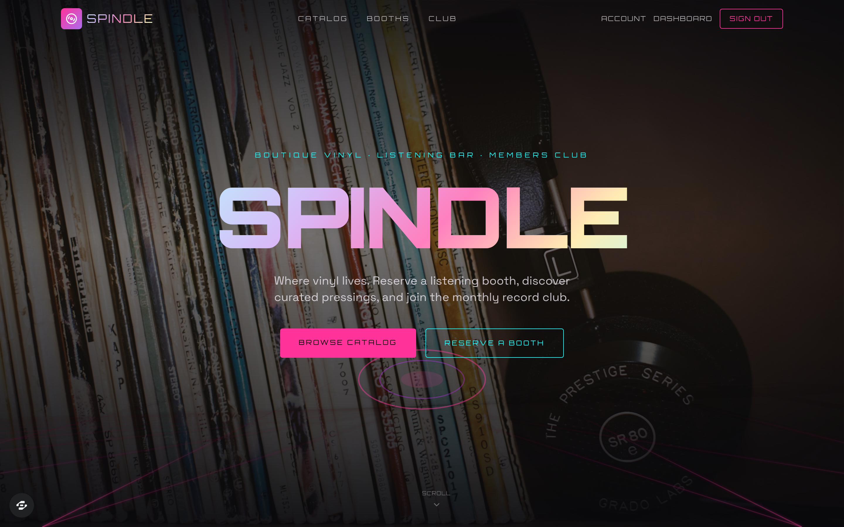 Spindle preview