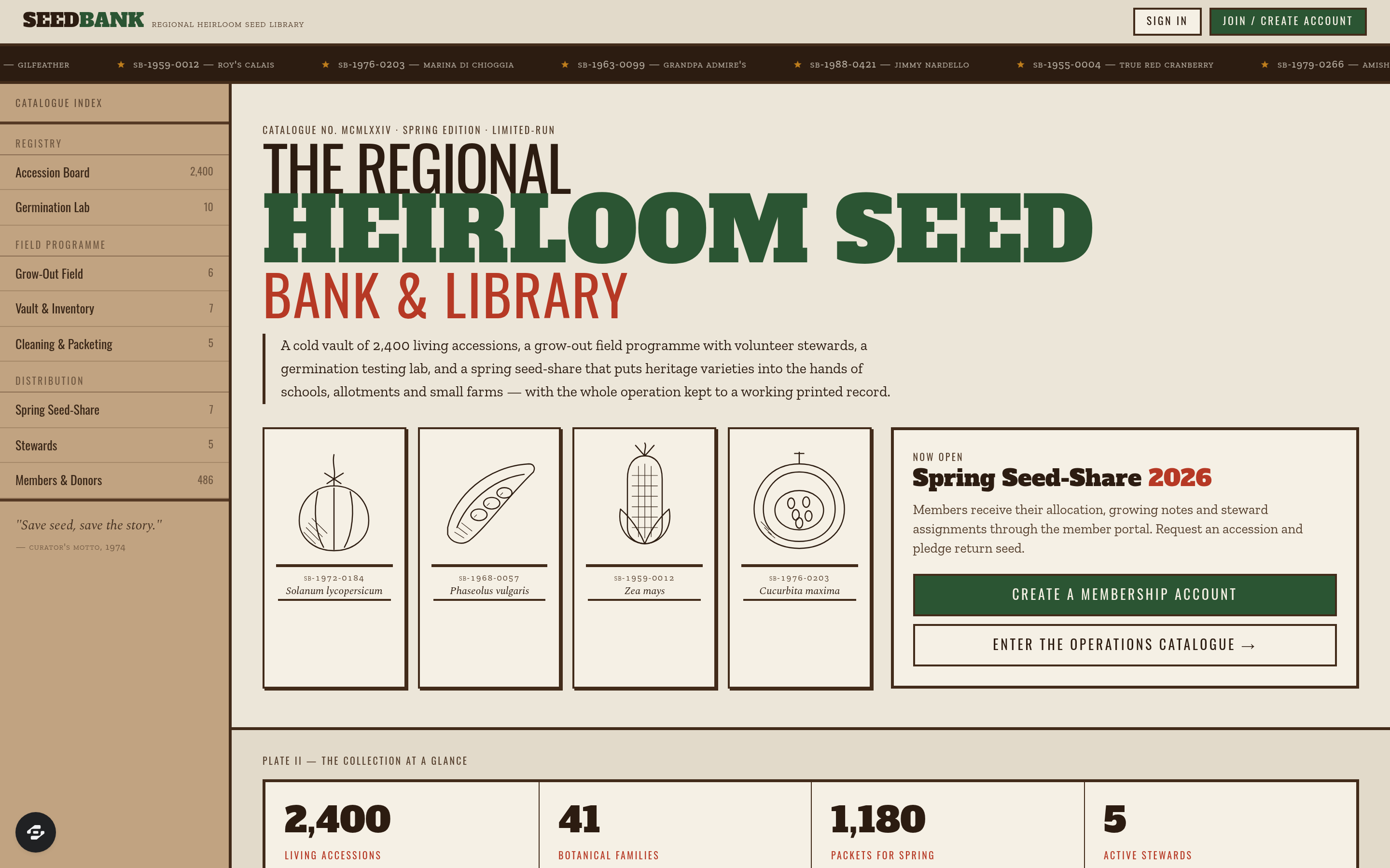 Seedbank preview