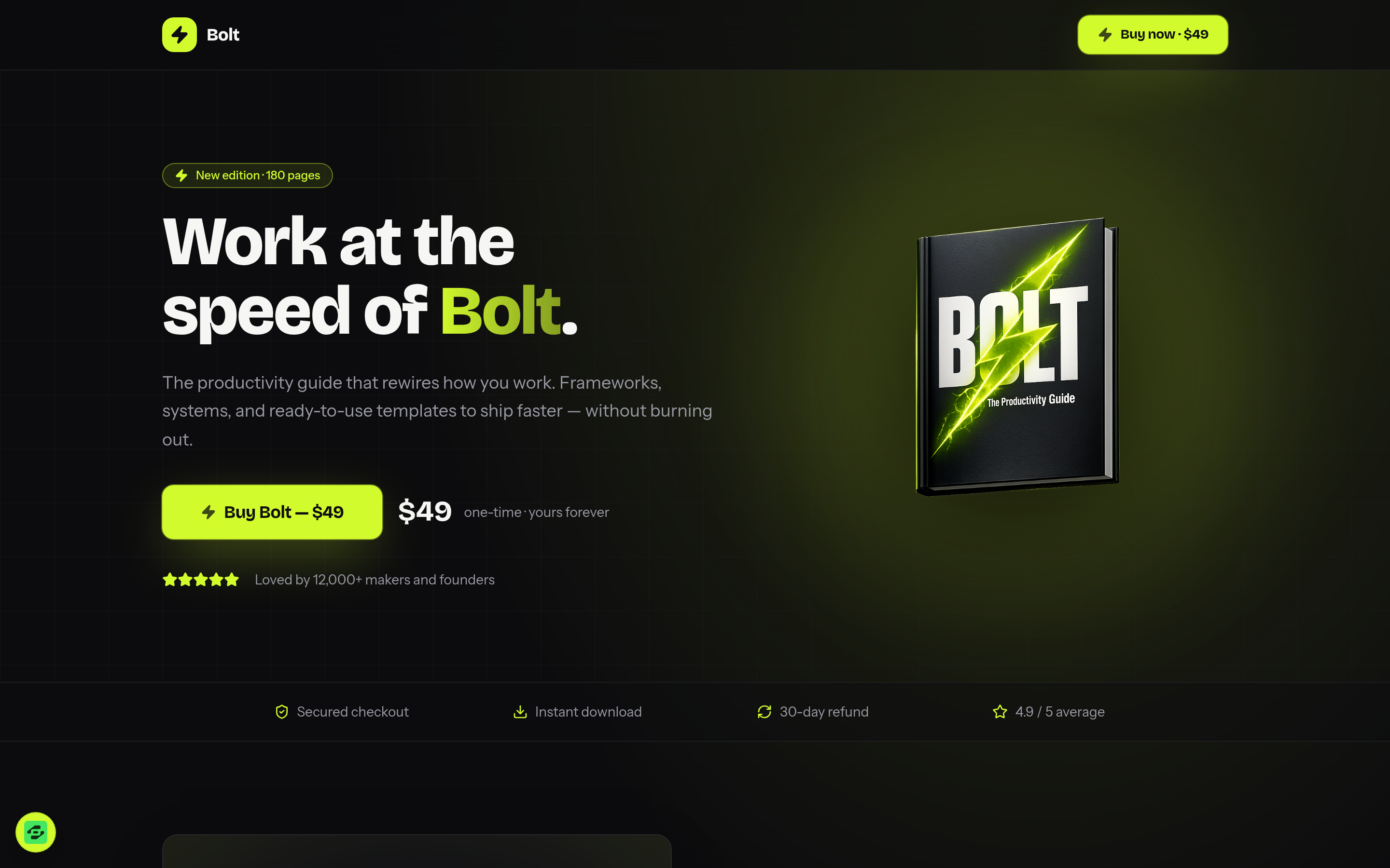 Bolt Buy preview