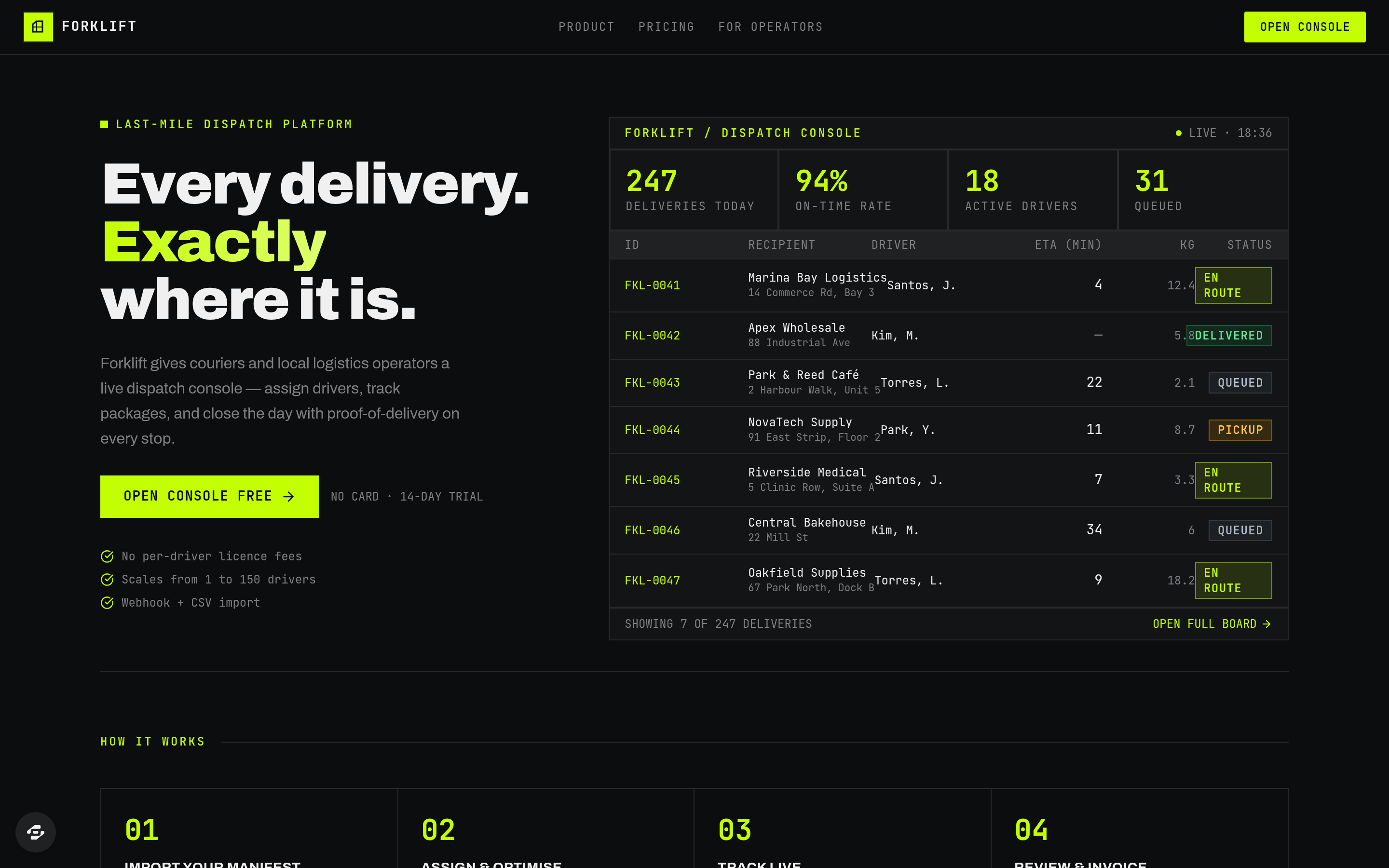 Forklift preview