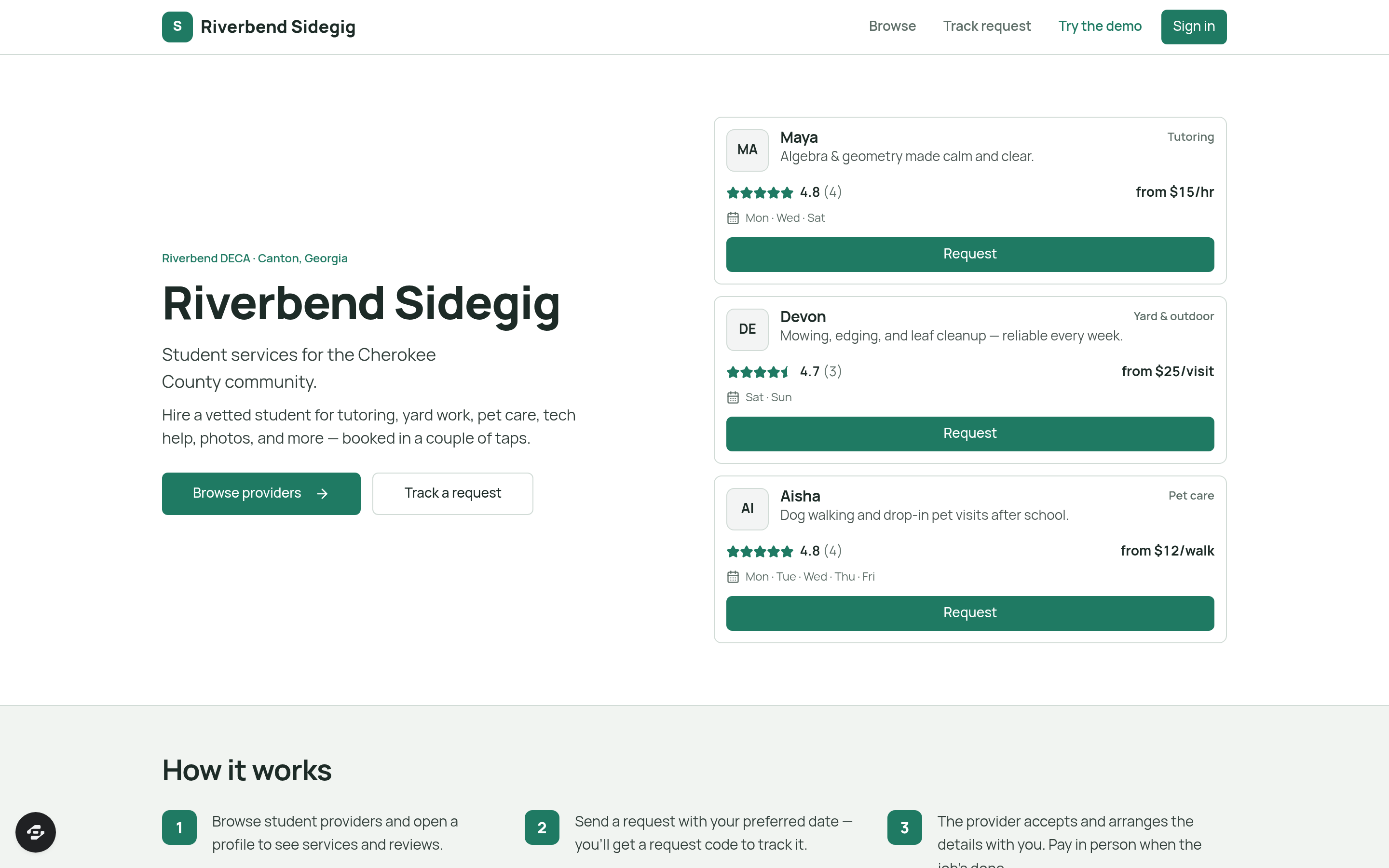 Sidegig preview