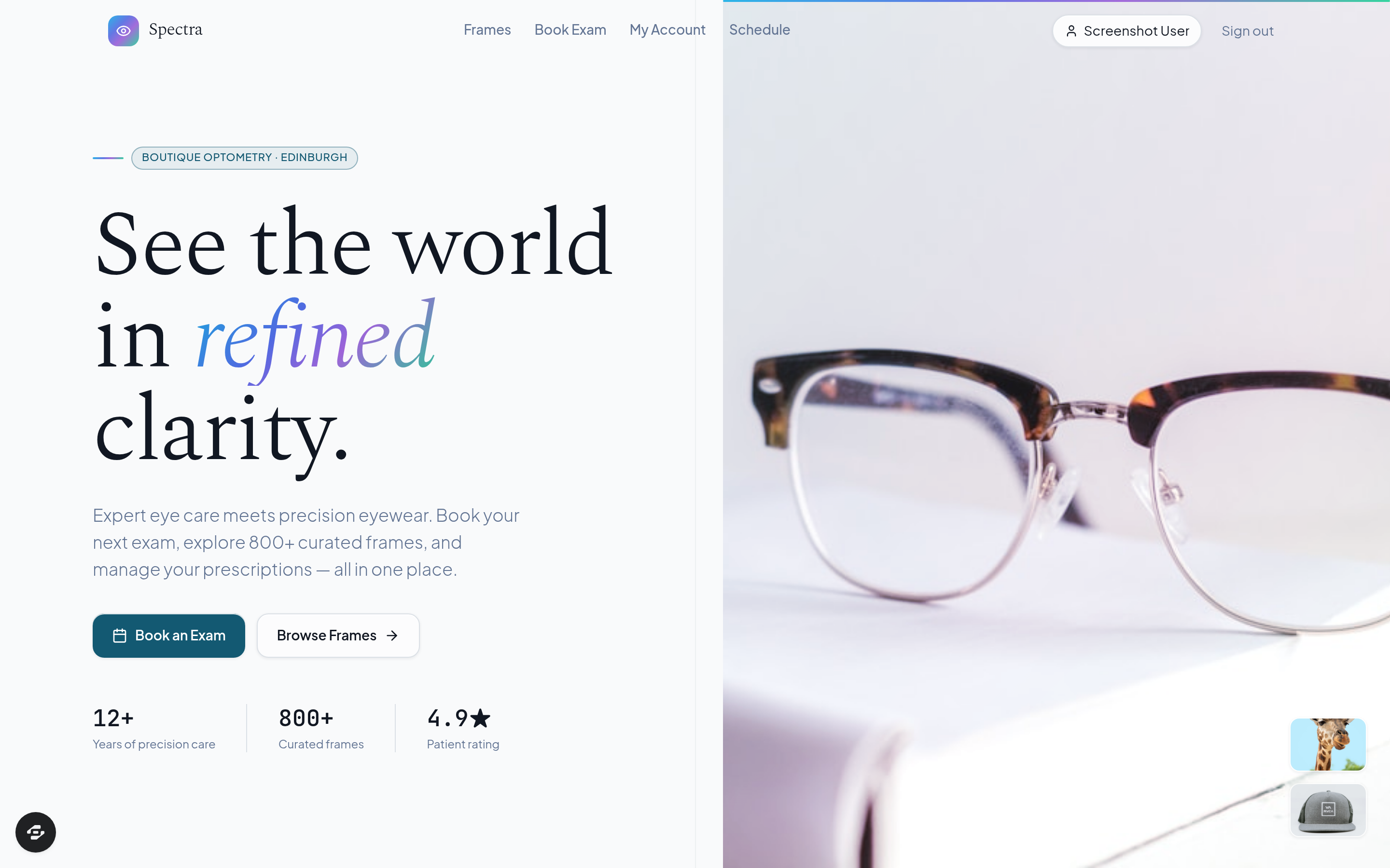 Spectra preview